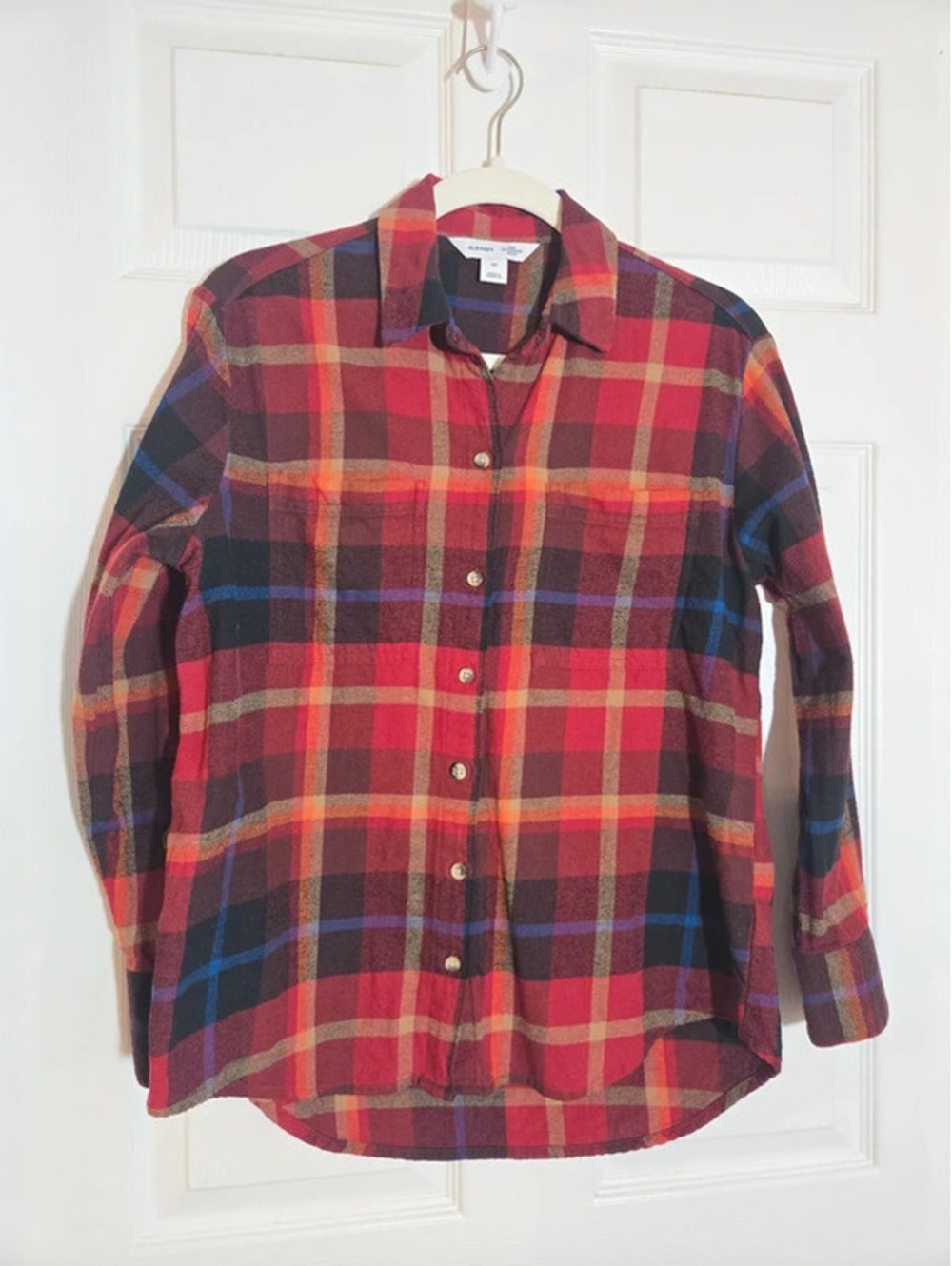 Old Navy Plaid oversized flannel size xs
